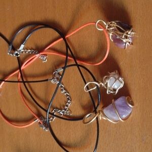 2 for $20😕 Gemstone necklace Lot